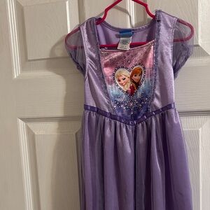 Disney Frozen Kids Costume Dress - Purple and Pink
